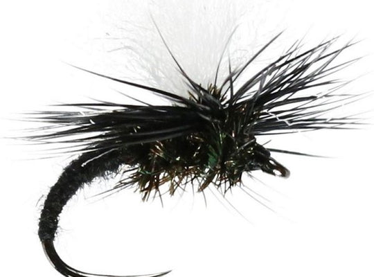Black Midge Klinkhammer Barbless
