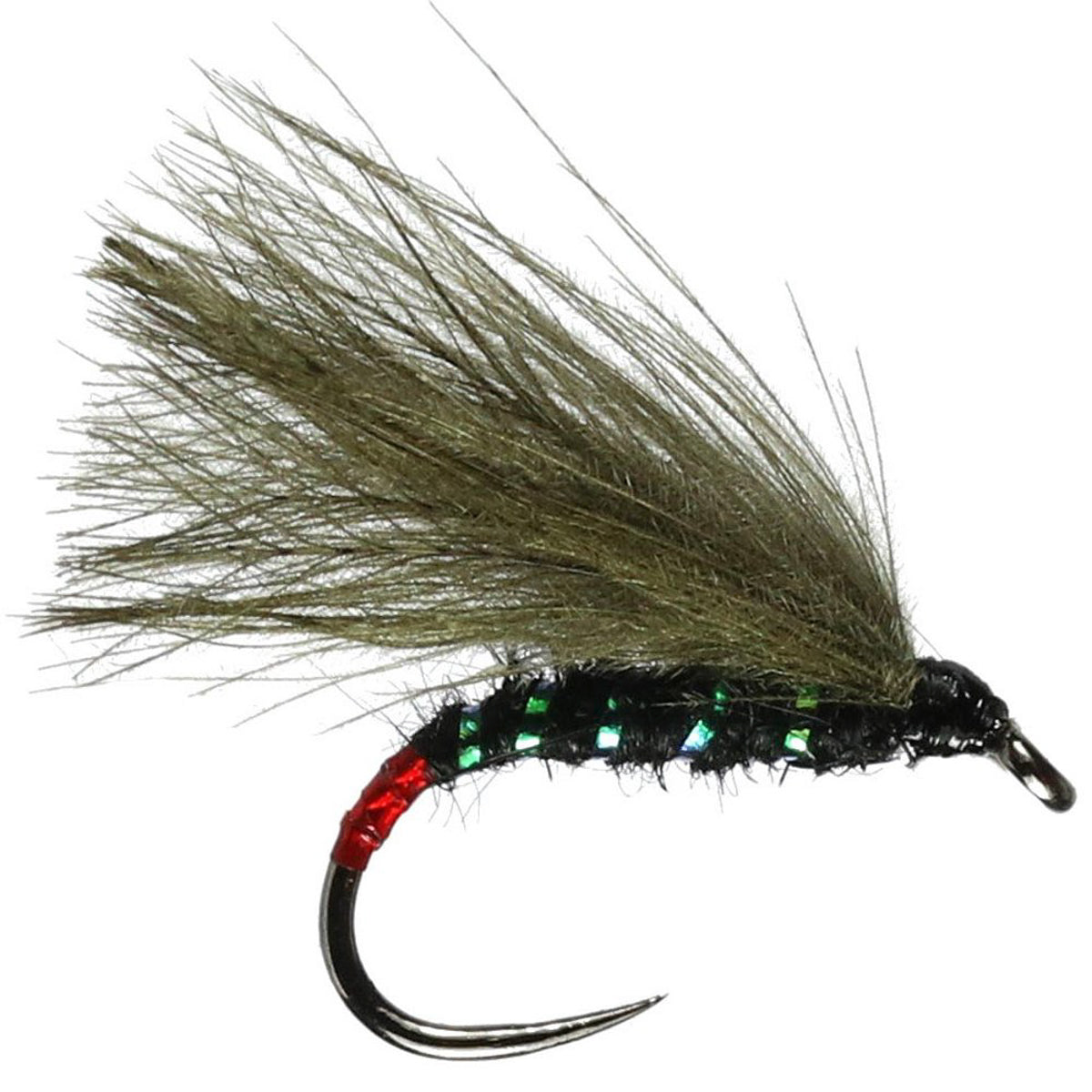 Mosche Dry Barbless CDC – 6 Pezzi Colore Nero – Scegli La Misura – Per Pesca A Mosca Trota