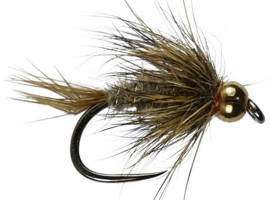 Beaded Gold Ribbed Hares Ear - Barbless