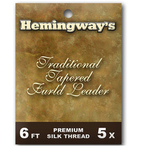 Hemingways Traditional Tapered 5X Furled Leader