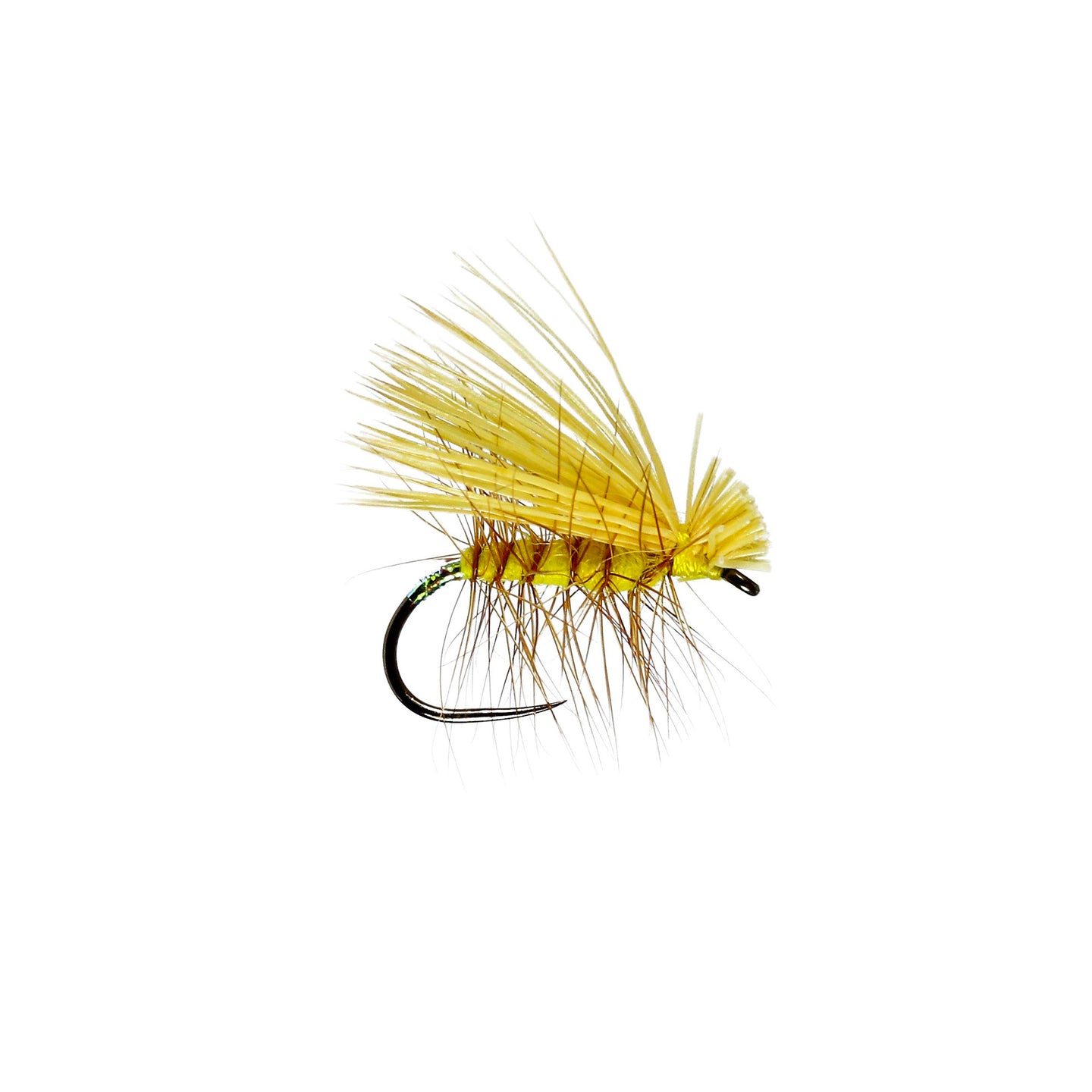 Elk Hair Caddis (Yellow) Barbless