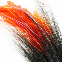 Vision  Hollow Deceiver Black & Red Pike Fly 6/0