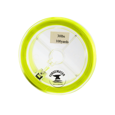 Forgewater Hi-Viz Braided Backing – 100 Yard Spool (20lb or 30lb)