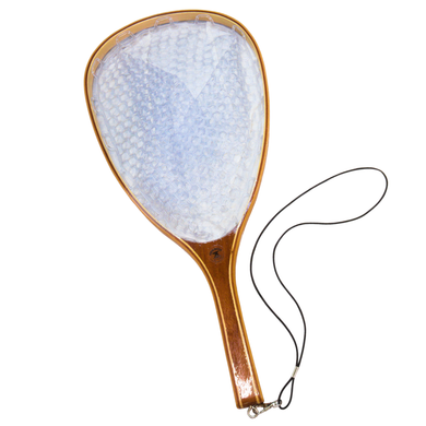Wooden Rubber Mesh Catch & Release Trout Net