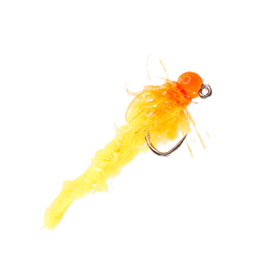 Orange Tungsten Twitcher Jig Barbless Size 14