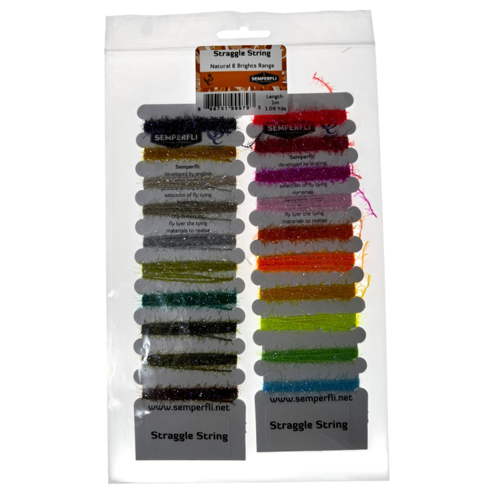 Semperfli Straggle String Multicard Pack Natural & Brights Collection (2 cards)