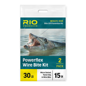 Rio Powerflex Wire Bites  With Swivel And Twist Clip