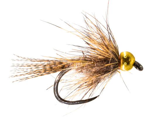 Beaded Gold Ribbed Hares Ear - Barbless