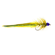 Barbless Blue Damsel Lure (Size 12 Streamer)