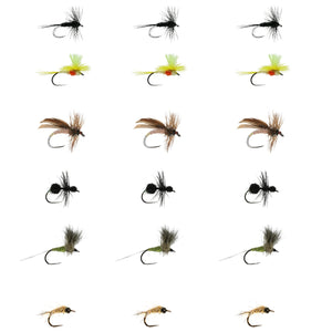 July Barbless River Fly Selection