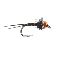 Beaded Black Copperhead Nymph Barbless