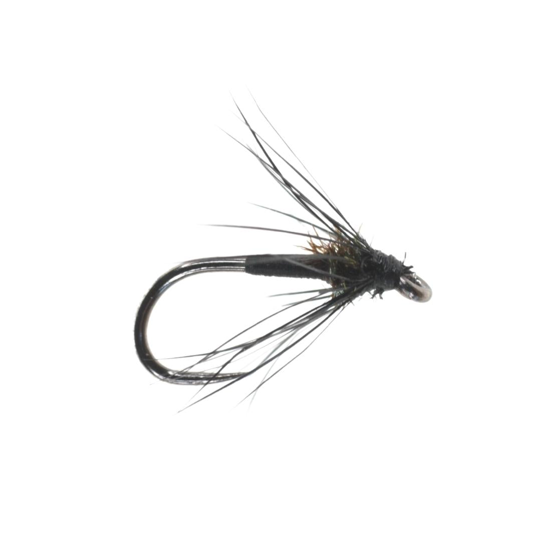 Black Spider Barbless – Peaks Fly Fishing