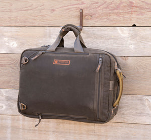 Fishpond Boulder Briefcase Peat Moss