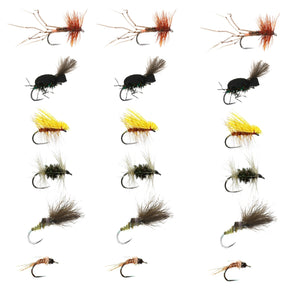 August Barbless River Fly Selection