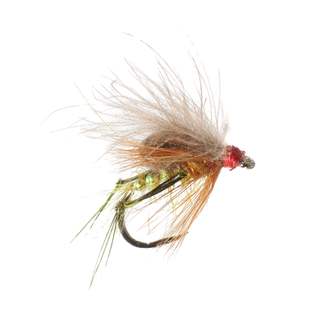 CDC Hopper Olive Barbless Size 12 – Peaks Fly Fishing