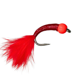 Puddle Buzz Blood Barbless – Peaks Fly Fishing