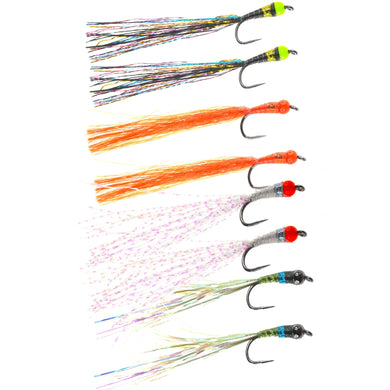 Barbless Tungsten Stalker Quick Buy (2 Of Each Colour - 8 Flies)