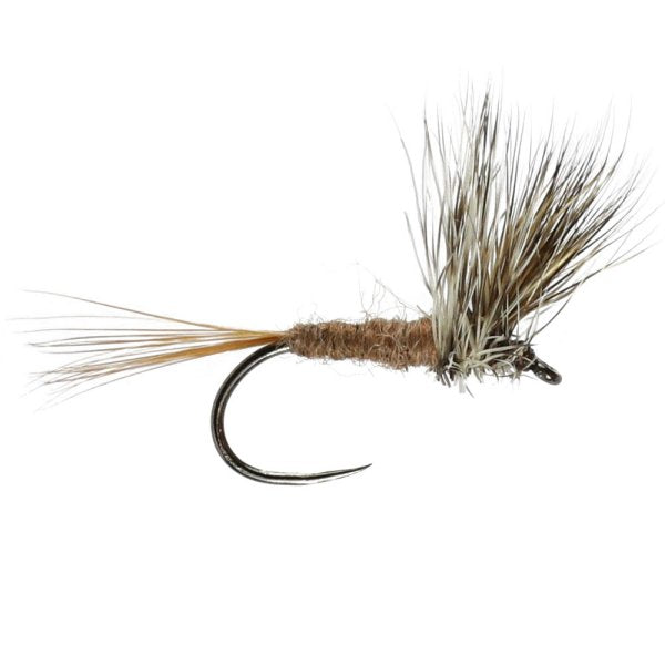 March Brown Stacked Hackle Barbless