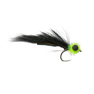 Black Fry Zonker Booby Barbless (Size 10)