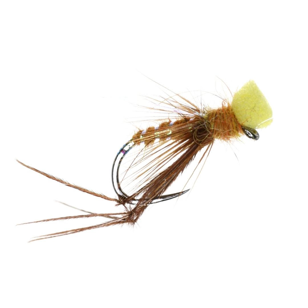 Popper Hopper Sunburst Barbless – Peaks Fly Fishing