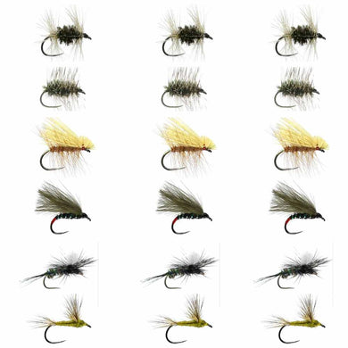 Derbyshire Derwent Fly Selection Box 1 - Small Dries