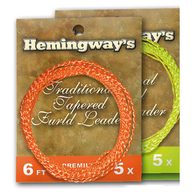 Hemingways Hi-Visible Fluo Orange 4x Furled Leader