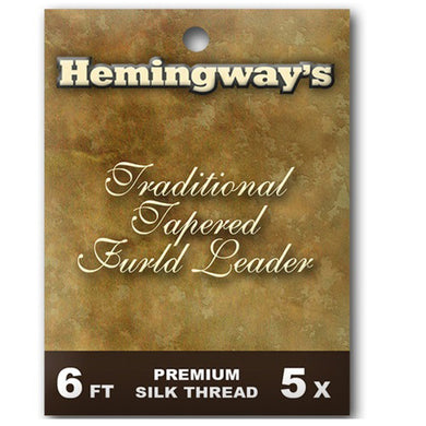 Hemingways Traditional Tapered 5x Furled Leader