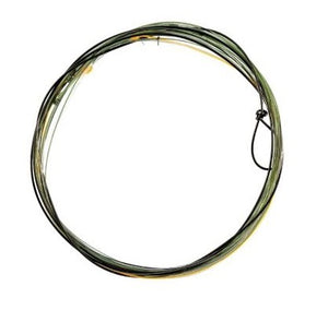 KNOTTED FRENCH 'INDICATOR' LEADER - NYMPH/DRY FLY - 12FT 6INS 0.55MM TO 0.15MM 4.1LB — £4.99