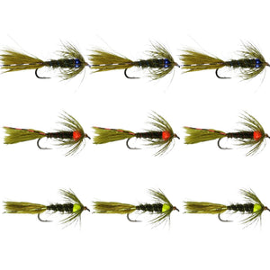 Special Eyed Damsel - Quick Buy 3 Of Each Colour (9 Flies)