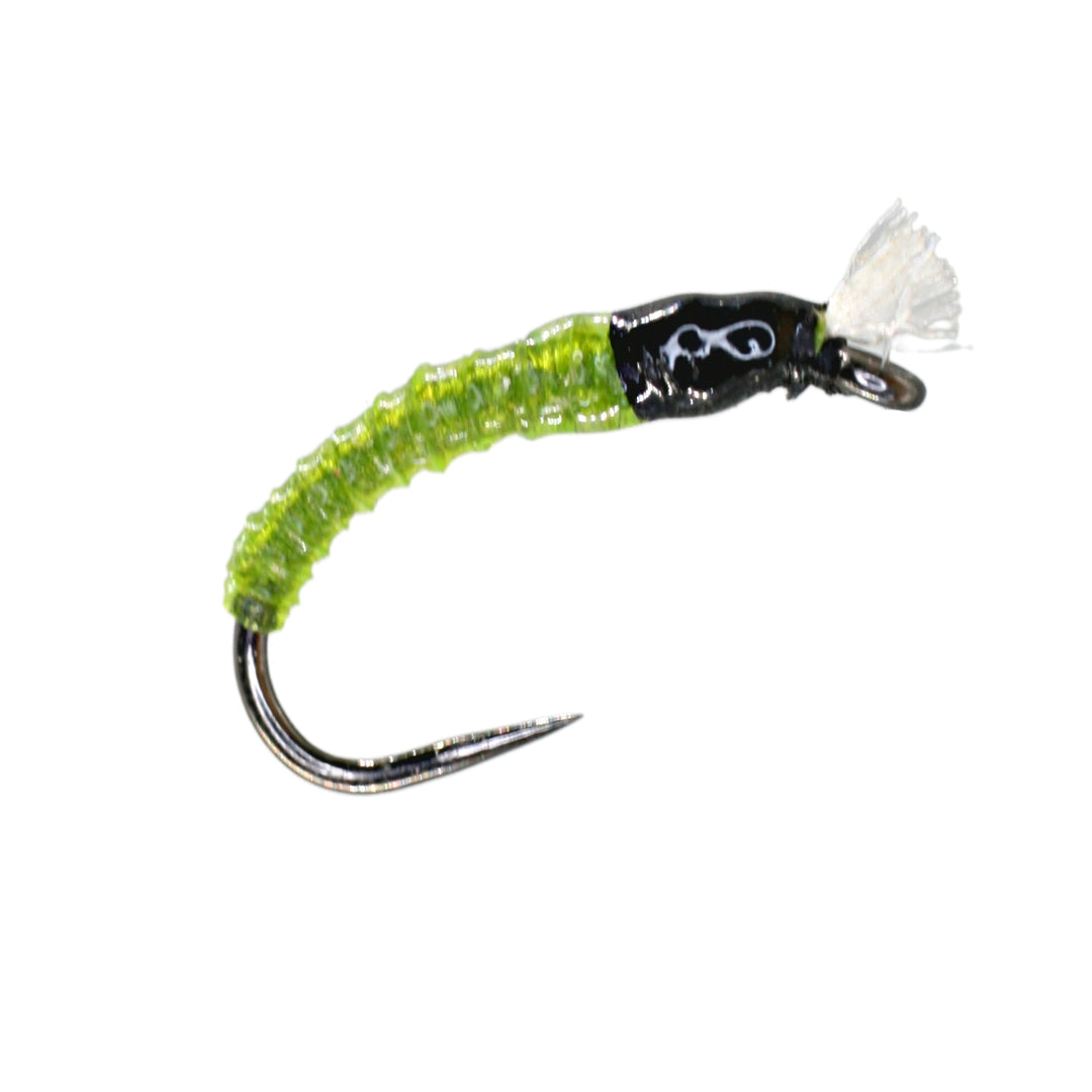 Volcano Bug Olive Barbless – Peaks Fly Fishing