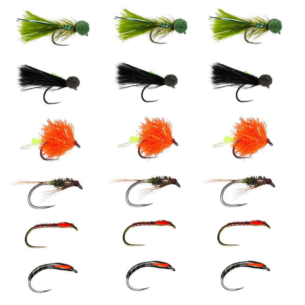 Washing Line Fly Collection Barbless – Peaks Fly Fishing