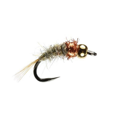 Back Eddy Hares Ear Tungsten Nymph Barbless (Size 14)