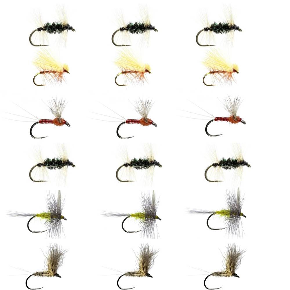 Derbyshire Wye Fly Selection Box 1 - Small Dries