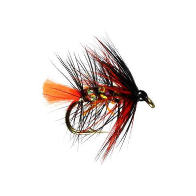 Doobry  Fluo Hackled Wet Fly (Size 12)