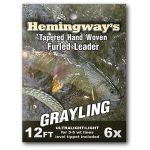 Hemingways Grayling 6X Furled Leader