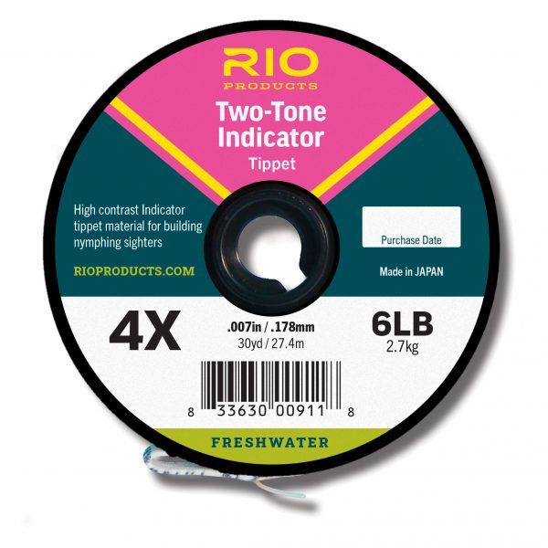 Rio 2-Tone Indicator Tippet Pink/Chartreuse