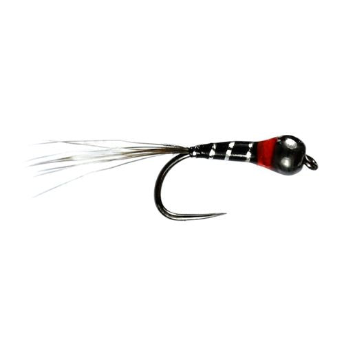 Perdigon Nymph - Black Barbless Size 16