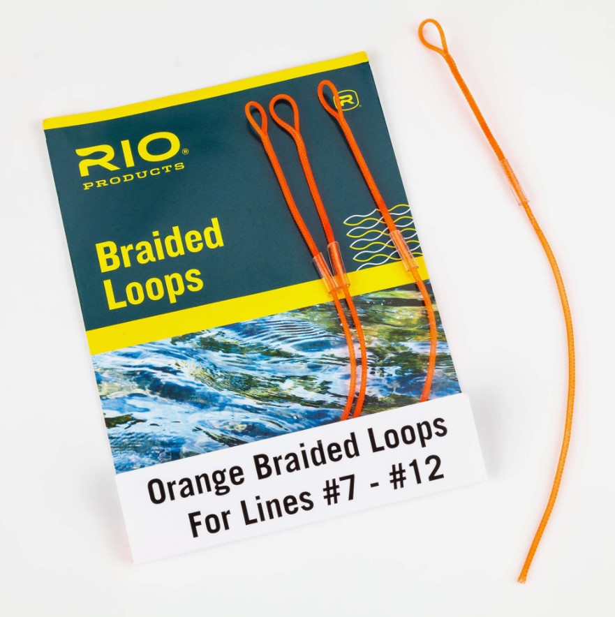 Rio Orange Braided Loops Fits Lines #3 - #6